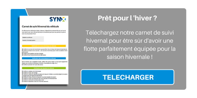Prêt pour l'hiver ? Téléchargez notre carnet de suivi hivernal pour être sûr d'avoir une flotte parfaitement équipée pour la saison hivernale !