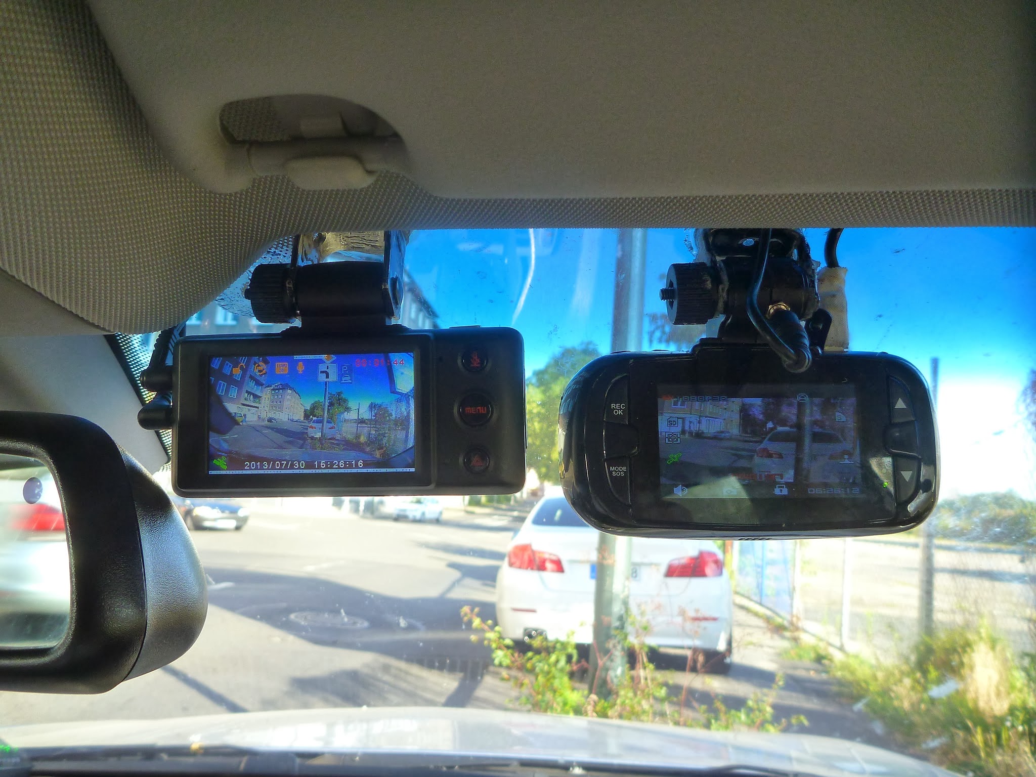 visor dash cam